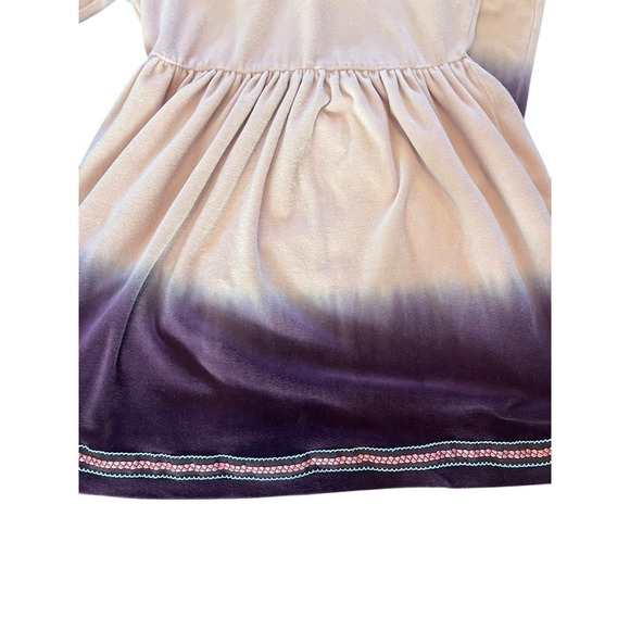 Matilda Jane Just Imagine Velour Pink Purple OMBRÉ Long Sleeve Hooded Dress 16 - Picture 5 of 7